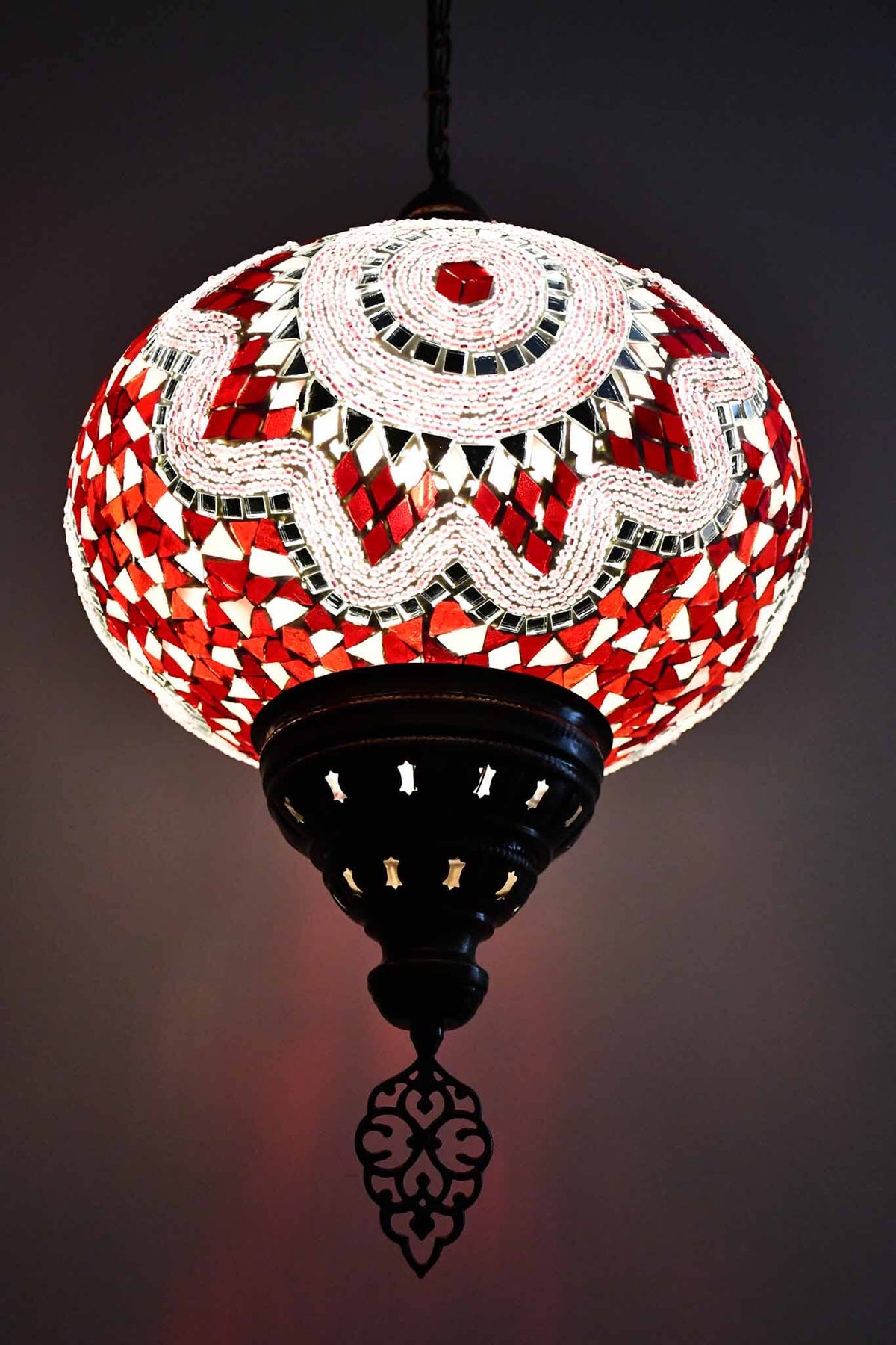 Turkish Pendant Light Red Pink Star B5 Lighting Sydney Grand Bazaar 