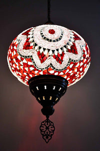 Turkish Pendant Light Red Pink Star B5 Lighting Sydney Grand Bazaar 