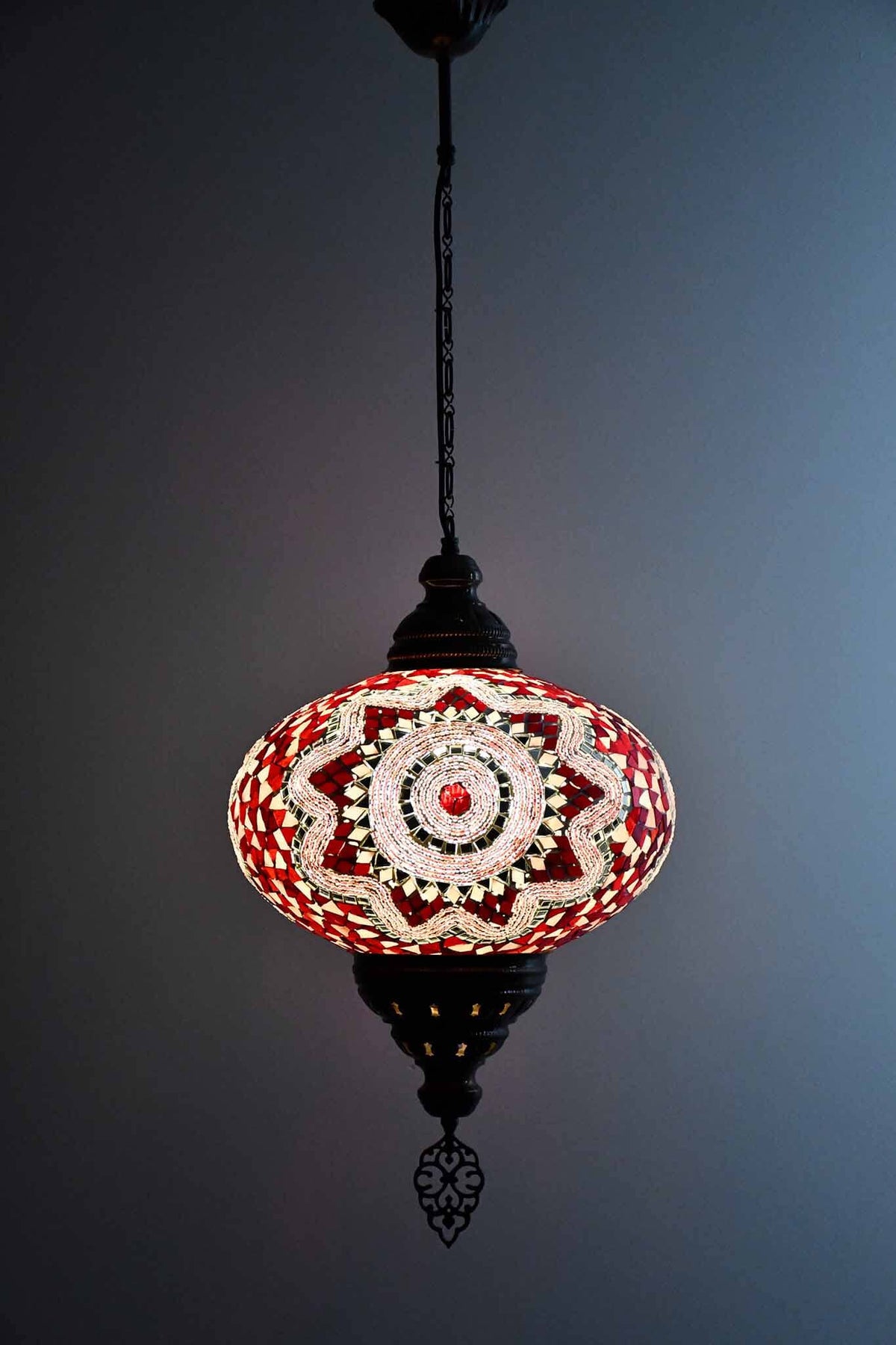 Turkish Pendant Light Red Pink Star B5 Lighting Sydney Grand Bazaar 