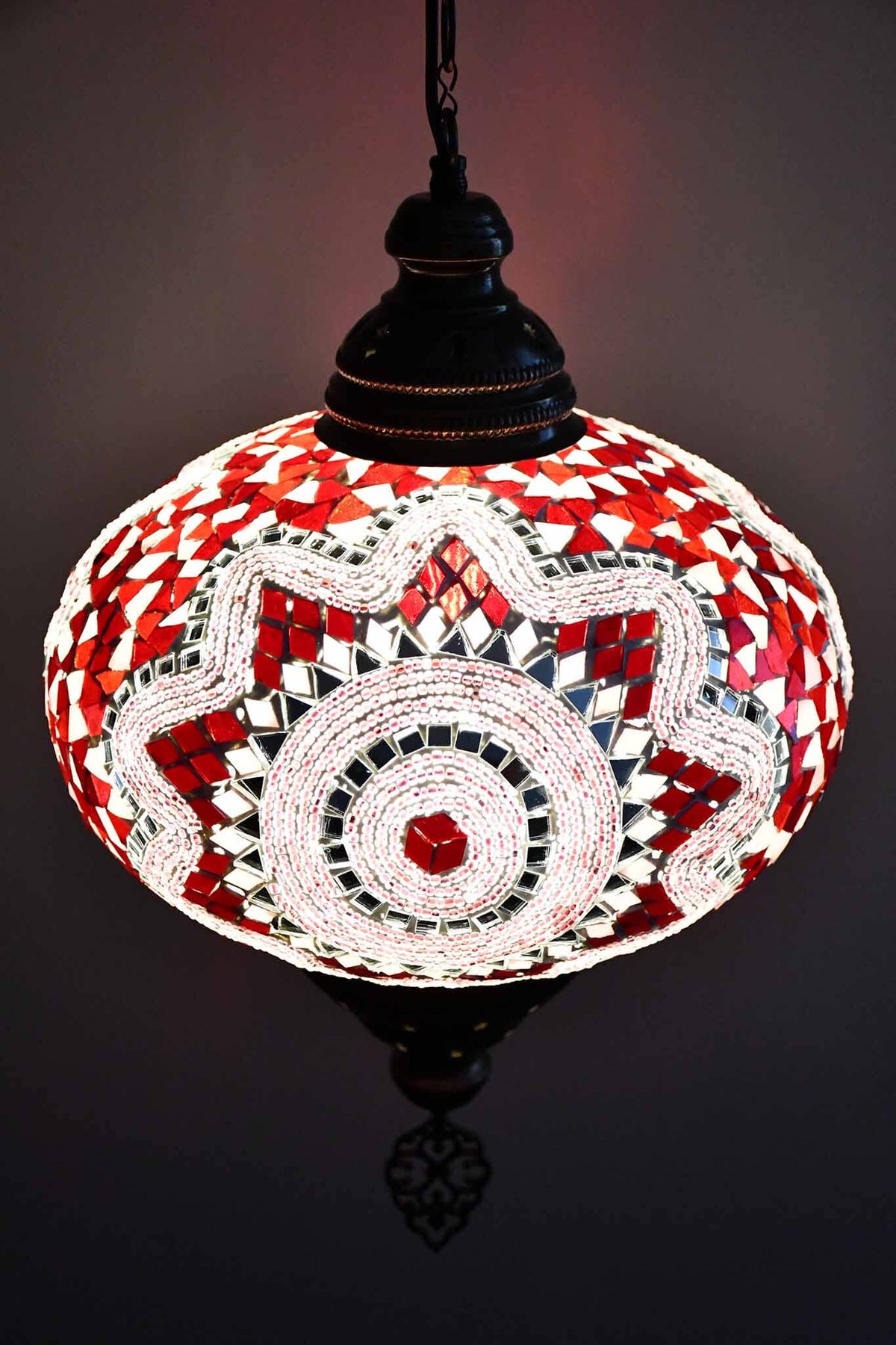 Turkish Pendant Light Red Pink Star B5 Lighting Sydney Grand Bazaar 