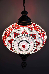 Turkish Pendant Light Red Pink Star B5 Lighting Sydney Grand Bazaar 