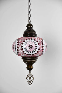 Turkish Pendant Light Red White Beads Star B4 Lighting Sydney Grand Bazaar 