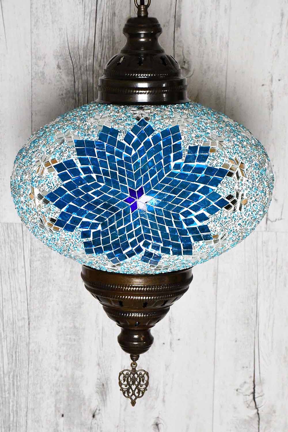 Turkish Pendant Light Turquoise Star B5 Lighting Sydney Grand Bazaar 