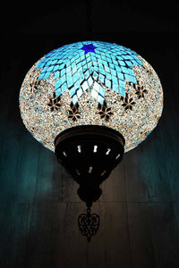 Turkish Pendant Light Turquoise Star B5 Lighting Sydney Grand Bazaar 