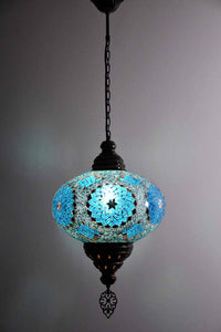 Turkish Pendant Light Turquoise Star Circle B5 Lighting Sydney Grand Bazaar 