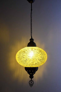Turkish Pendant Light Yellow Beads Star B5 Lighting Sydney Grand Bazaar 