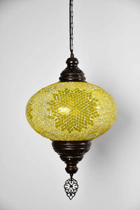Turkish Pendant Light Yellow Beads Star B5 Lighting Sydney Grand Bazaar 