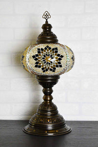 Turkish Table Lamp Large Brown Exclusive Star Lighting Sydney Grand Bazaar 