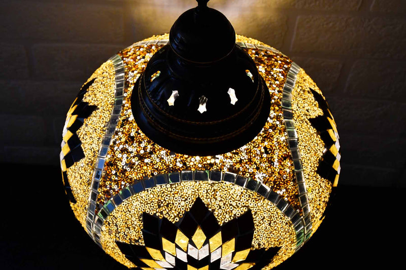 Turkish Table Lamp Large Brown Exclusive Star Lighting Sydney Grand Bazaar 