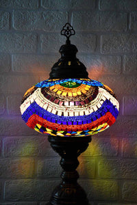 Turkish Table Lamp Large Multicoloured Signature Lighting Sydney Grand Bazaar 