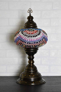 Turkish Table Lamp Large Multicoloured Signature Lighting Sydney Grand Bazaar 