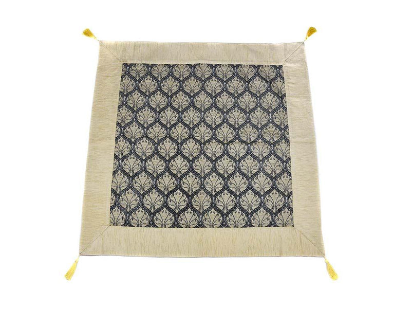 Turkish Tablecloth Tradition Collection, Beige Textile Sydney Grand Bazaar 90cm x 90cm 