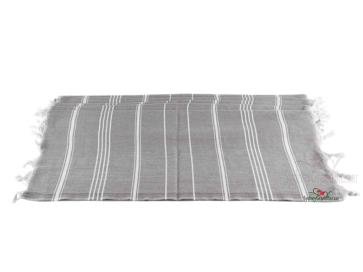 Turkish Tea Towel Classic Striped Set of 4 Collection 2 Turkish Towel Sydney Grand Bazaar 