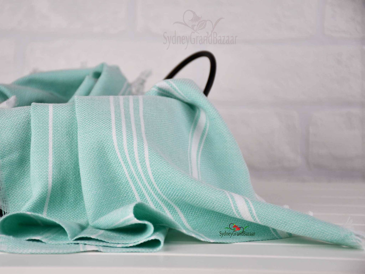 Turkish Tea Towel Classic Striped Set of 4 Collection 5 Turkish Towel Sydney Grand Bazaar 