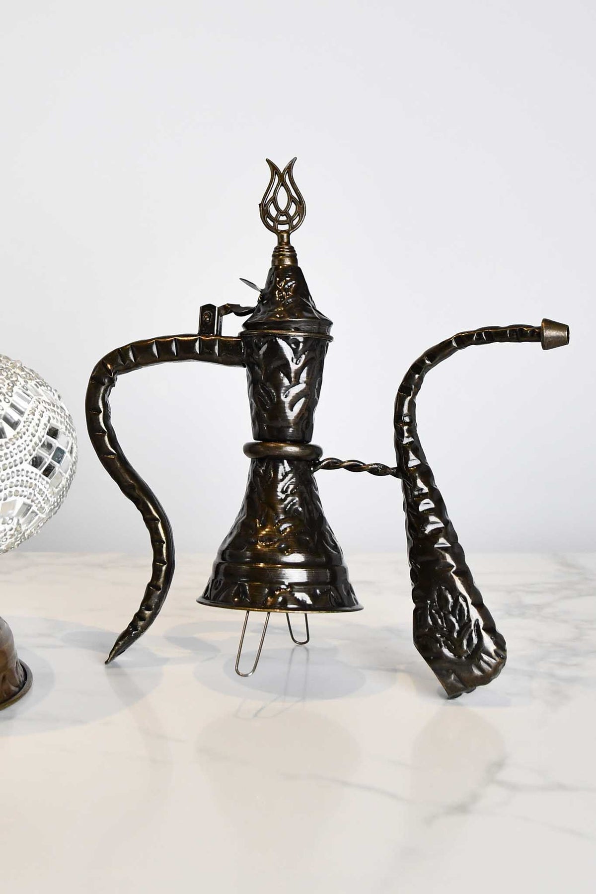 Turkish Teapot Mosaic Lamp Star Beads Design Circle Tuquoise Lighting Sydney Grand Bazaar 