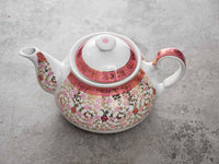 Turkish Teapot Sedef Pink Daisy Ceramic Sydney Grand Bazaar 