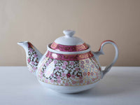 Turkish Teapot Sedef Pink Daisy Ceramic Sydney Grand Bazaar 