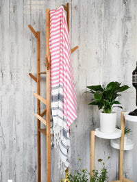 Turkish Towel Bamboo St. Tropez Pink Turkish Towel Sydney Grand Bazaar 
