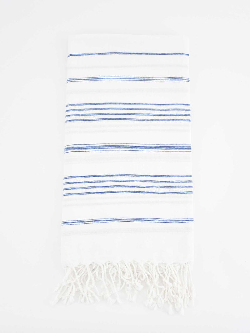 Turkish Towel Classic Striped Sky Blue