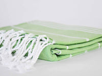 Turkish Towel Classic Striped Leaf Green Turkish Towel Sydney Grand Bazaar 