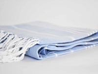 Turkish Towel Classic Striped Light Blue Turkish Towel Sydney Grand Bazaar 