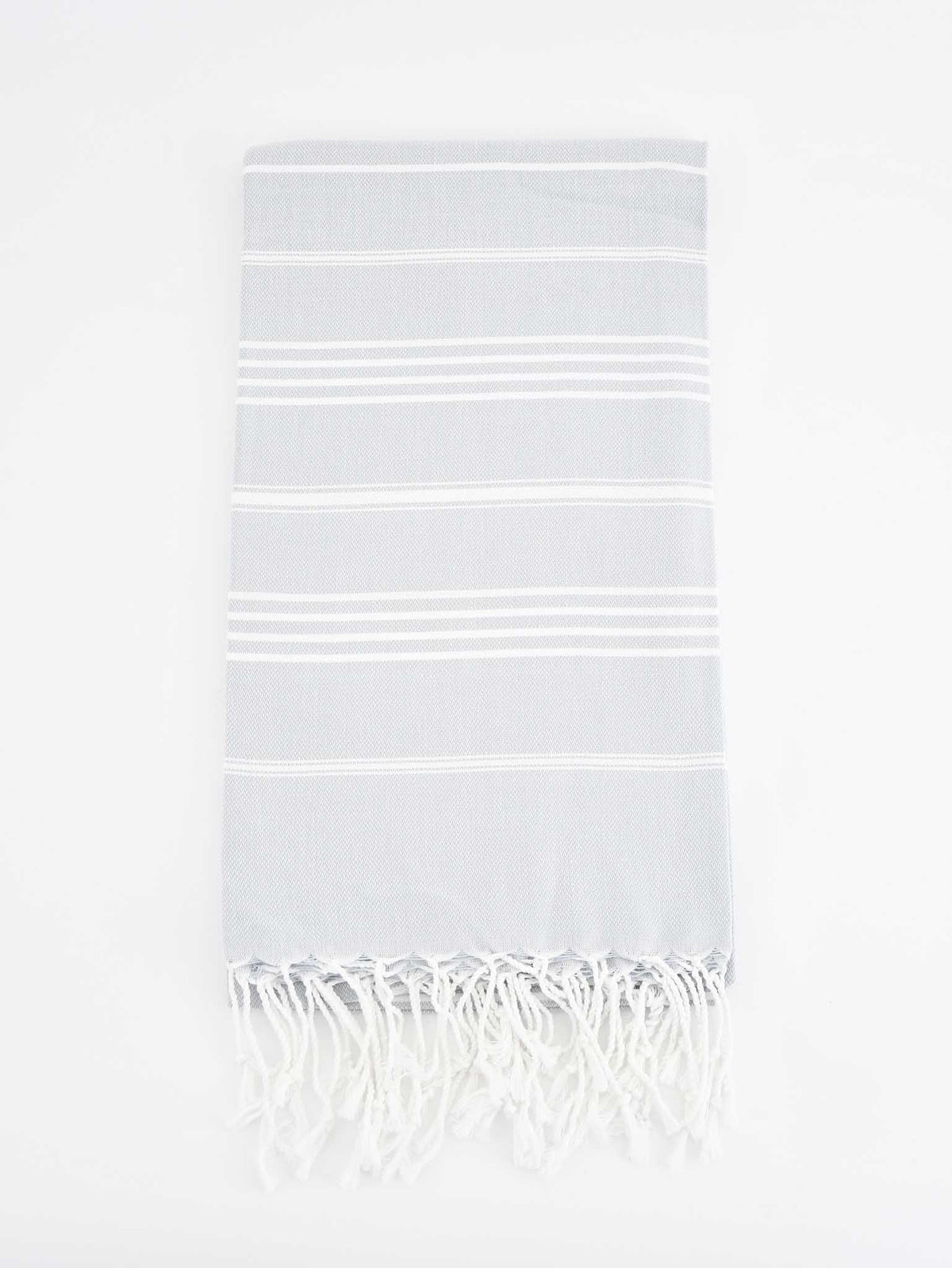 Turkish Towel Classic Striped Light Grey Turkish Towel Sydney Grand Bazaar 