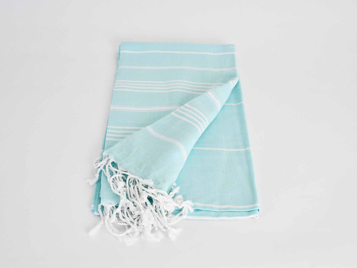 Turkish Towel Classic Striped Mint Turkish Towel Sydney Grand Bazaar 