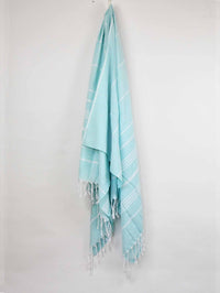 Turkish Towel Classic Striped Mint Green Turkish Towel Sydney Grand Bazaar 