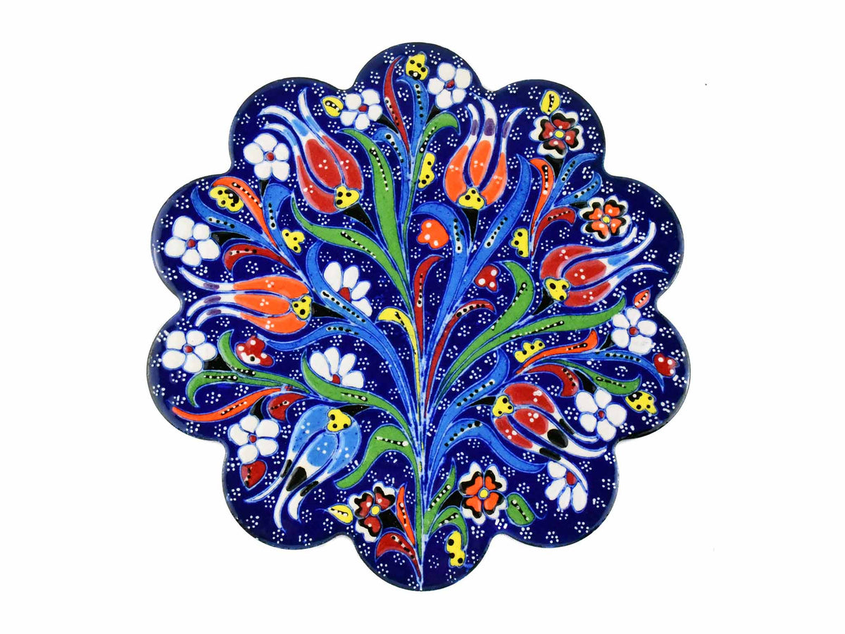 Turkish Trivet Flower Collection Blue Ceramic Sydney Grand Bazaar 14 