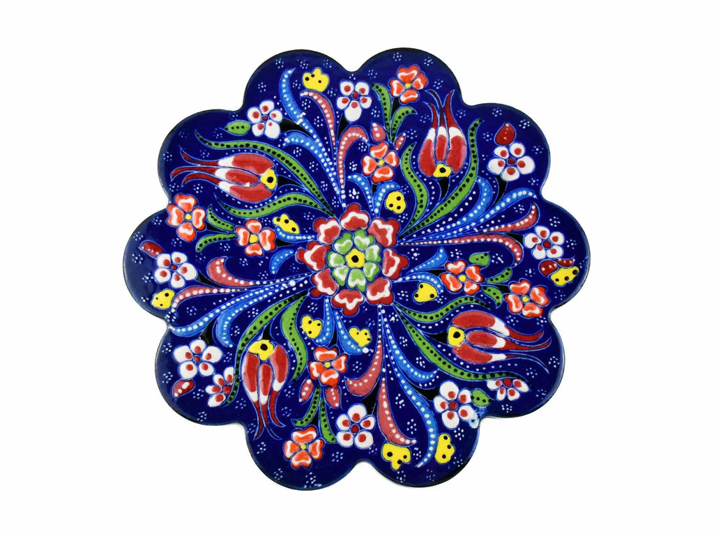 Turkish Trivet Flower Collection Blue Ceramic Sydney Grand Bazaar 1 