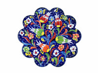 Turkish Trivet Flower Collection Blue Ceramic Sydney Grand Bazaar 11 