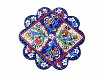 Turkish Trivet Flower Collection Blue Ceramic Sydney Grand Bazaar 6 