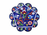 Turkish Trivet Flower Collection Blue Ceramic Sydney Grand Bazaar 7 