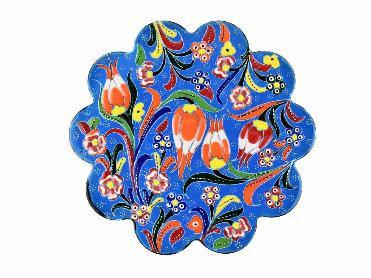 Turkish Trivet Flower Collection Light Blue Ceramic Sydney Grand Bazaar 4 