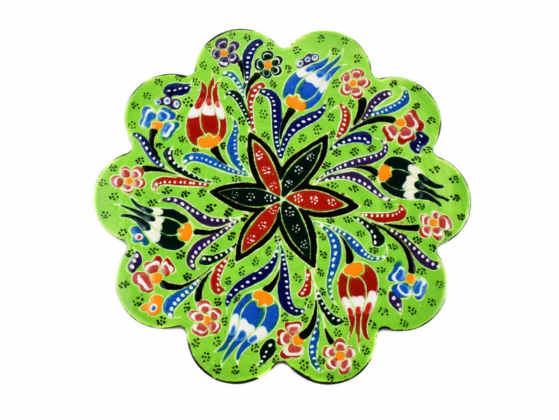 Turkish Trivet Flower Collection Light Green Ceramic Sydney Grand Bazaar 3 