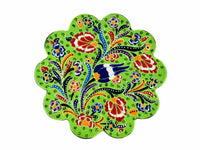 Turkish Trivet Flower Collection Light Green Ceramic Sydney Grand Bazaar 9 