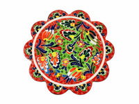 Turkish Trivet Flower Collection Two Tone Red Ceramic Sydney Grand Bazaar 10 