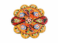Turkish Trivet Flower Collection Two Tone Yellow Ceramic Sydney Grand Bazaar 6 