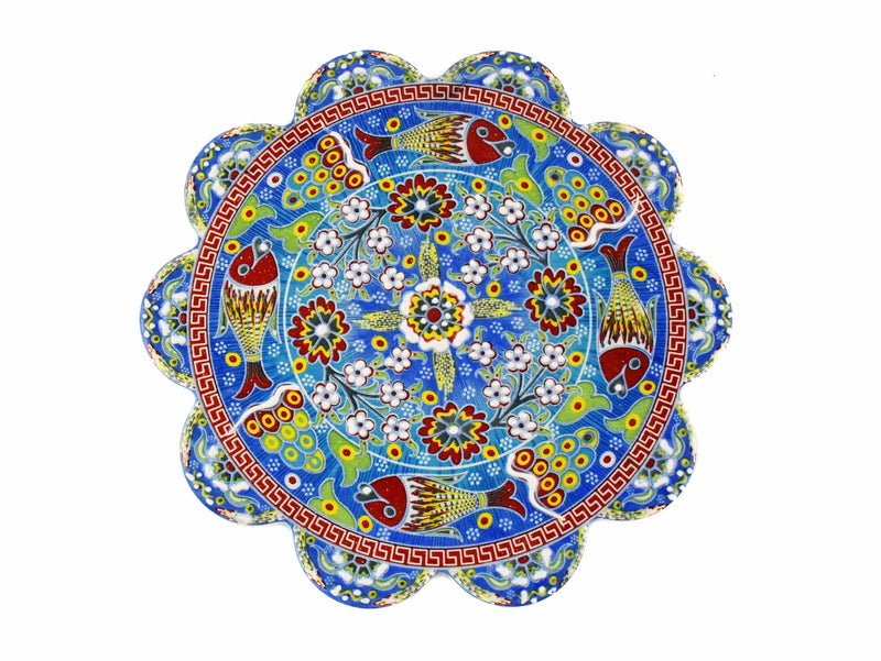 Turkish Trivet Ottoman Flower Collection Blue Ceramic Sydney Grand Bazaar 8 