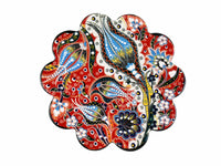 Turkish Trivet Ottoman Flower Collection Red Ceramic Sydney Grand Bazaar 1 