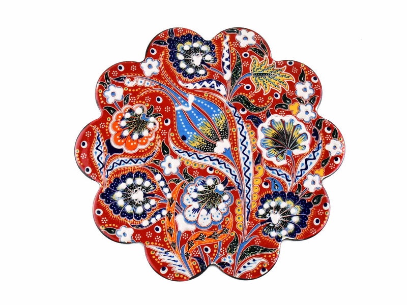 Turkish Trivet Ottoman Flower Collection Red Ceramic Sydney Grand Bazaar 2 
