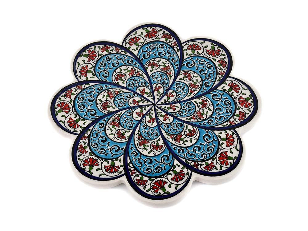 Turkish Trivet Traditional Iznik Design 43 Ceramic Sydney Grand Bazaar 