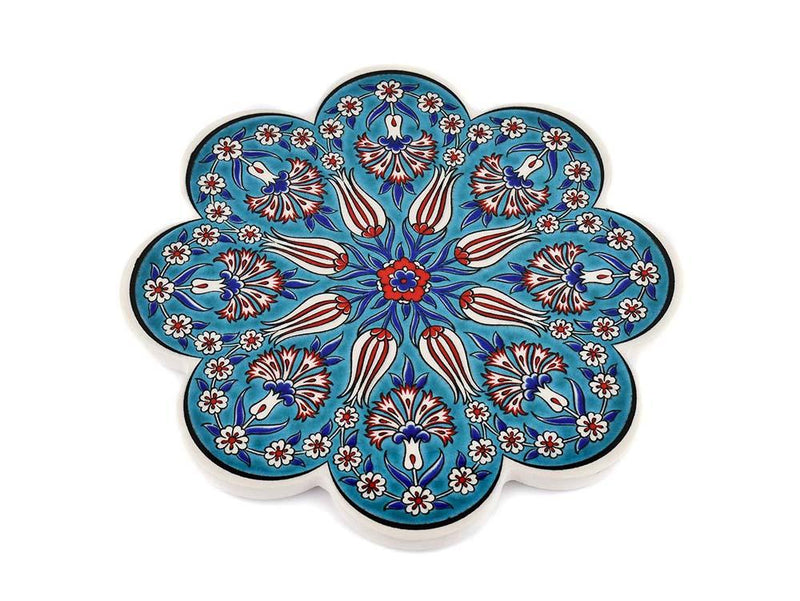 Turkish Trivet Traditional Iznik Design 7 Ceramic Sydney Grand Bazaar 