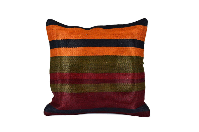 Vintage Kilim Cushion Cover Colourful Stripe Design 10 Textile Sydney Grand Bazaar 4 
