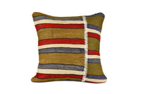 Vintage Kilim Cushion Cover Colourful Stripe Design 11 Textile Sydney Grand Bazaar 2 