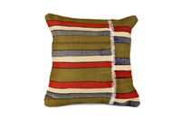 Vintage Kilim Cushion Cover Colourful Stripe Design 11 Textile Sydney Grand Bazaar 1 