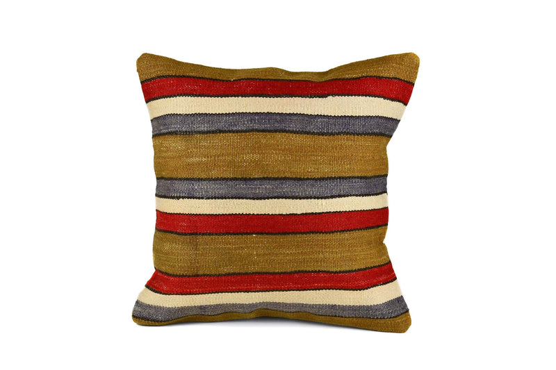Vintage Kilim Cushion Cover Colourful Stripe Design 12 Textile Sydney Grand Bazaar 2 