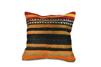 Vintage Kilim Cushion Cover Colourful Stripe Design 2 Textile Sydney Grand Bazaar 