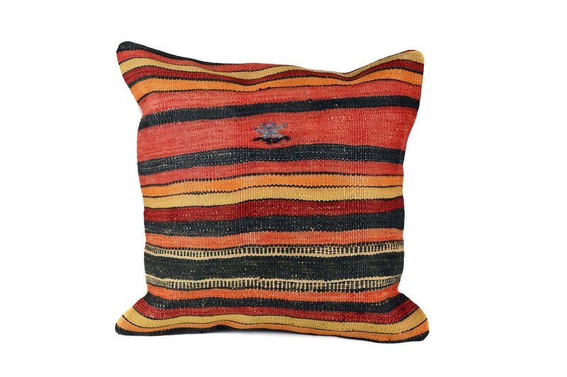 Vintage Kilim Cushion Cover Colourful Stripe Design 2 Textile Sydney Grand Bazaar 2 