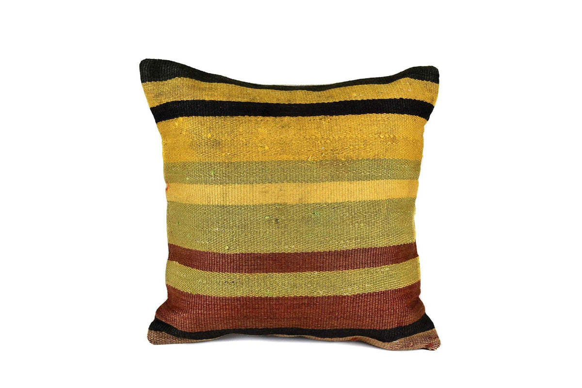 Vintage Kilim Cushion Cover Colourful Stripe Design 3 Textile Sydney Grand Bazaar 2 